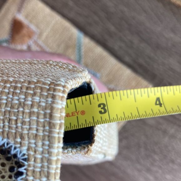 Womens Handmade Philippines Burlap Cosmetic Bag, Eye Glass Case, Box - Picture 8 of 11